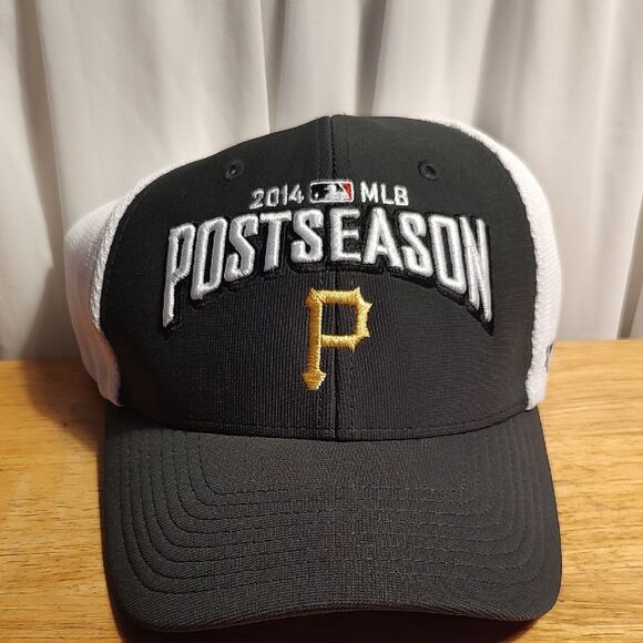 47 Brand Pittsburgh Pirates 2014 Post Season Mesh Velcroback Hat - Picture 1 of 10